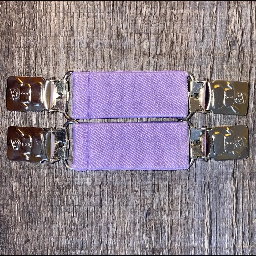 💞 New Purple Baby Mitten / Sock Clips